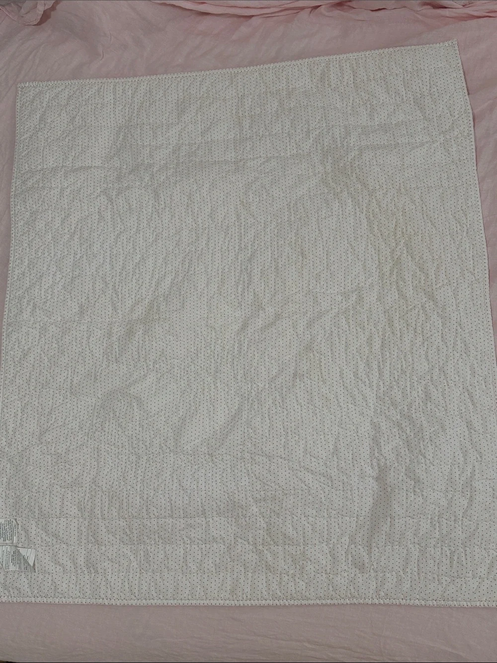 Crate & Barrel Land of Nod cotton cat quilt Crate & Kids
